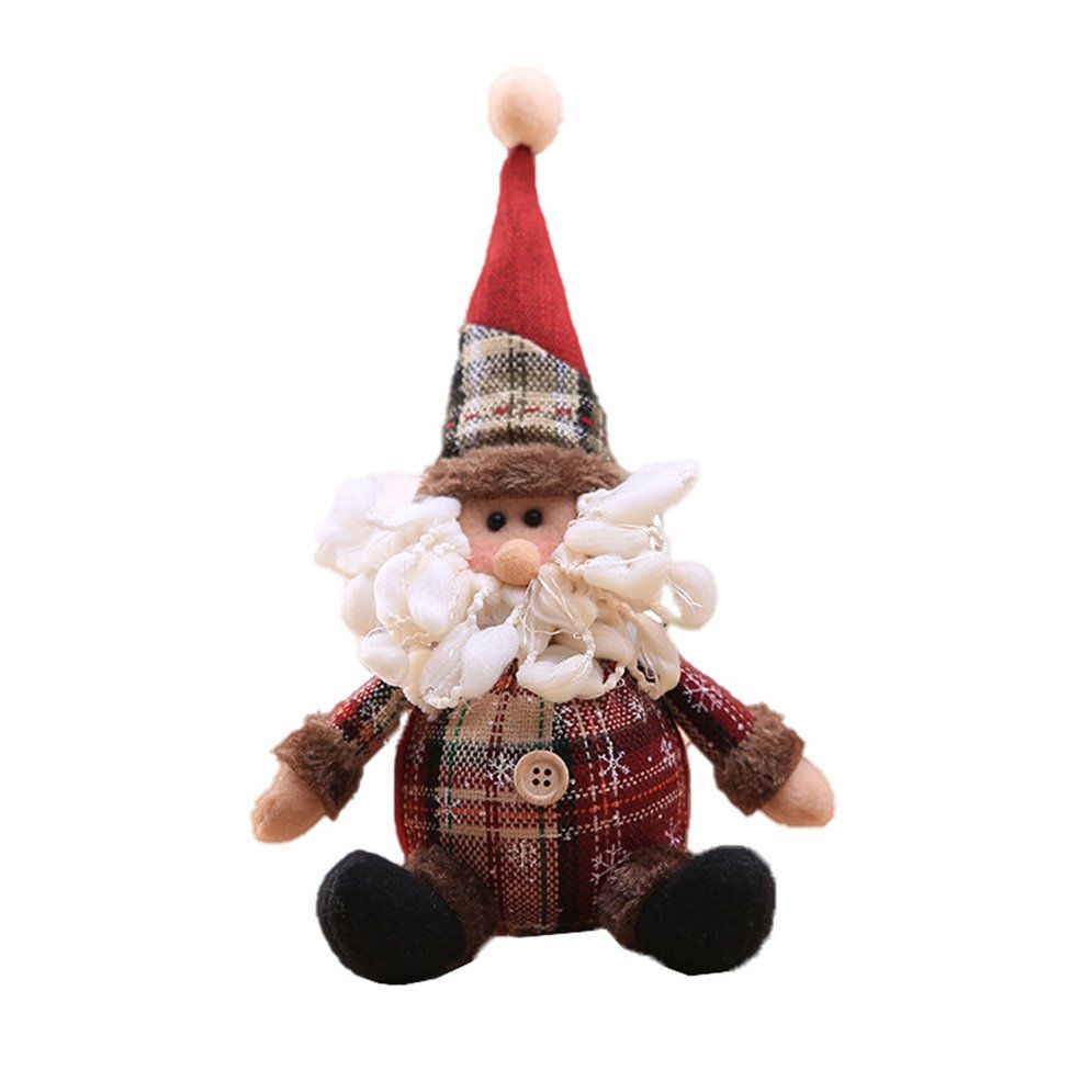Christmas Decorations Luminous Hanging Bell Brooch Badge