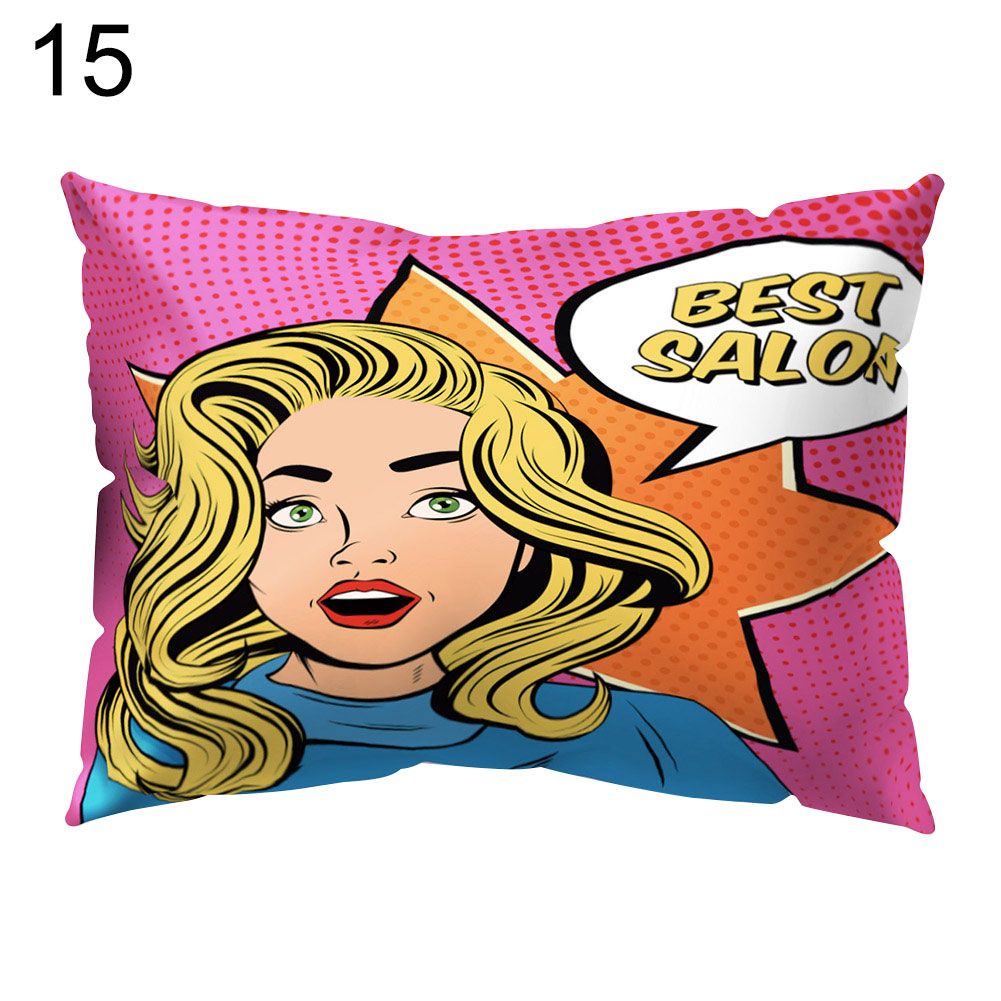 Creative Beauty Printed Throw Square low Case Cushion Cover Bedding Articles