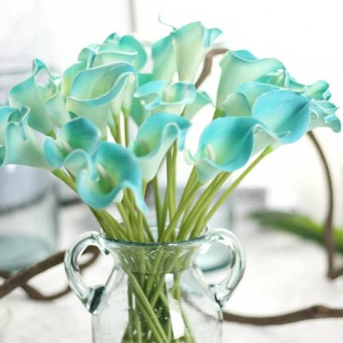 hot Artificial Flower искусственные растения Calla Lily Bridal Bouquet Home Wedding Party Decor Домашний декор