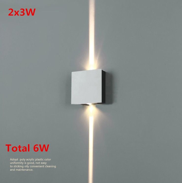 Modern minimalist creative LED square wall lamp wash wall  KTV background wall decoration beam lamp