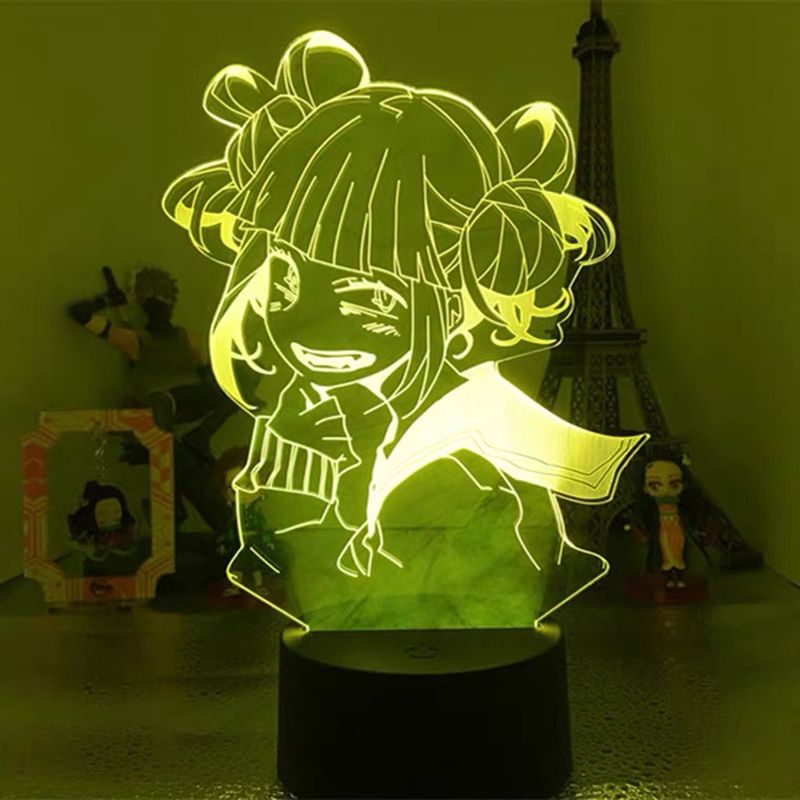 Anime 3D Night light Acrylic LED Table Lamp My Hero Academia Colorful Lights For Bedroom Decoration As Children Kids Gifts