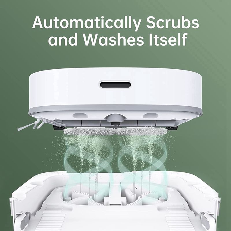 4Pcs Washable HEPA Filter Mop Cloth for Xiaomi Dreame W10 Robotic Vacuum Cleaner Replacement Spare Parts