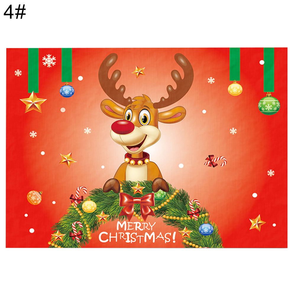 Colorful Hanging Flag Wall Tapestry Cloth Christmas Holiday Decoration Ornament