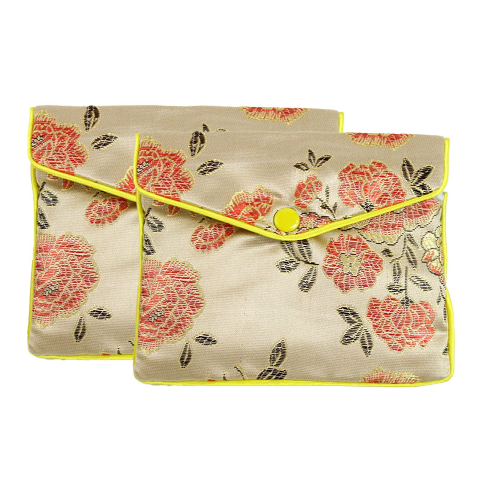 Jewelry Pouch Eco-friendly Exquisite Embroidered Jewelry Pouch