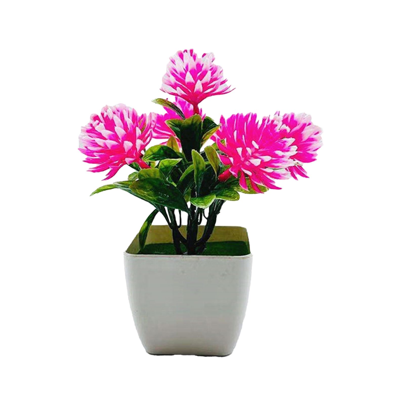 Artificial Potted Flowers Waterproof Beautifying Fake Flower with Pot