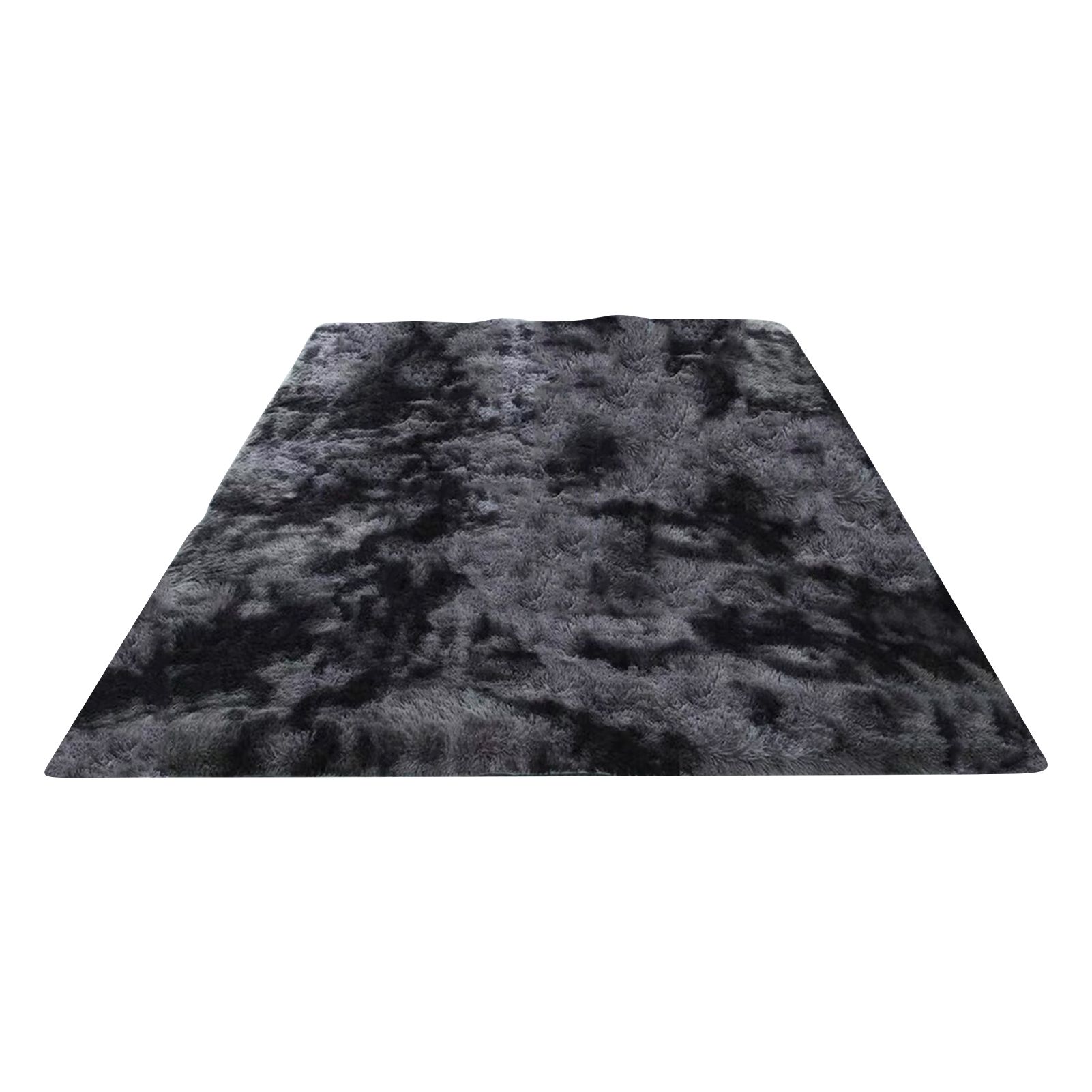 Fluffy Area Rug Tear-resistant Polyester Foldable Beautiful Floor Carpet for Bedroom