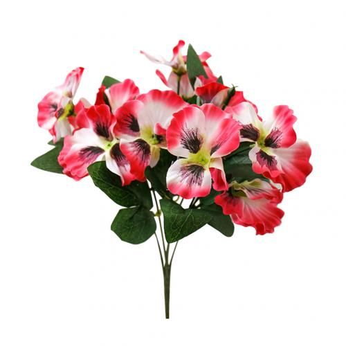 1Pc Artificial Flowers Artificial Pansy Flowers Silk Fake Hydrangea Flower Home office Wedding Decoration