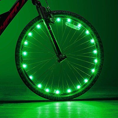 2M 20 LED Bike Bicycle lights Mountain Bike Wheel String Light Cycling Spoke Wheel Lamp Bike Accessories Luces Led Bicicleta
