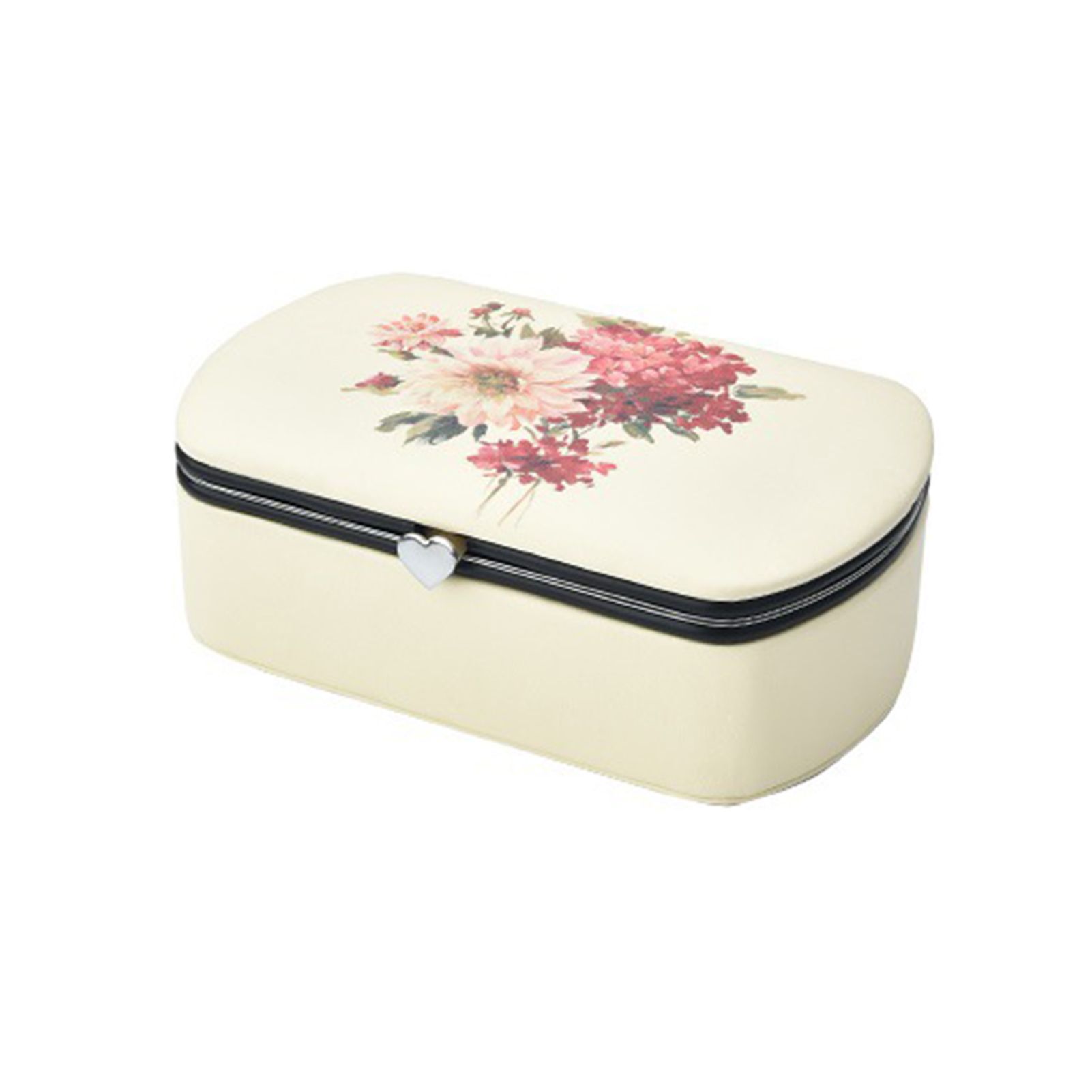 Neckle Box Flower Pattern Storage Holder Earring Case