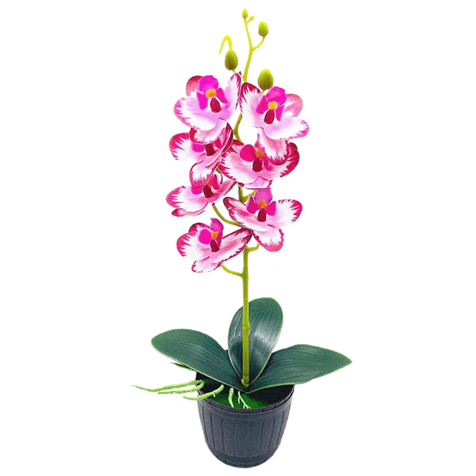 Fake Phalaenopsis Bonsai Ornamental Desktop Fake Potted Flowers