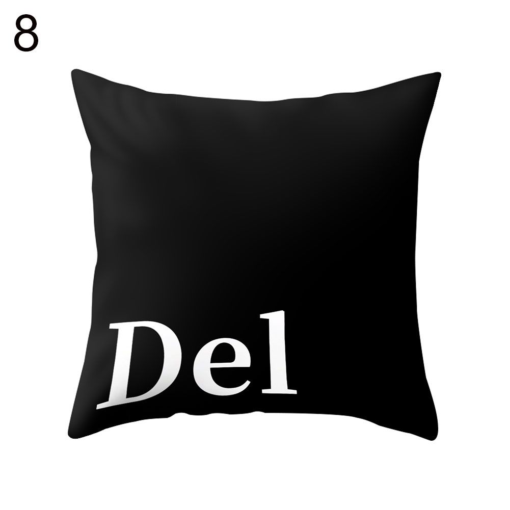 Keyboard Ctrl Alt Key Throw Pillow Case Cushion Cover Sofa Bed Car Cafe Decor