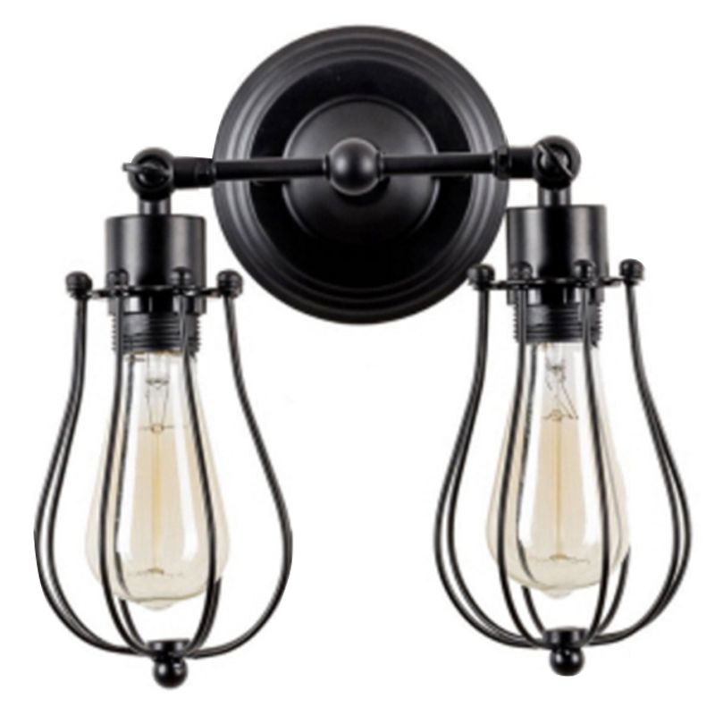 American Country Industrial Wind Lamps Retro Stairway Aisle Corridor Balcony Bedroom Bedside Lamp Wall Lamp