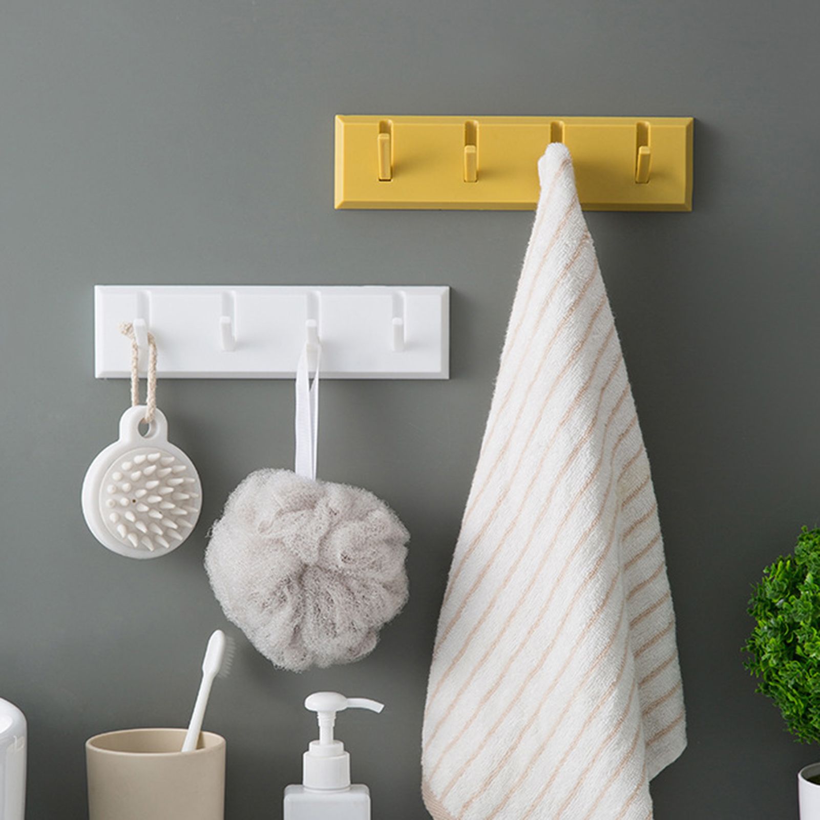 Wall Hook Anti-corrosion Dormitory Bathroom Hanger