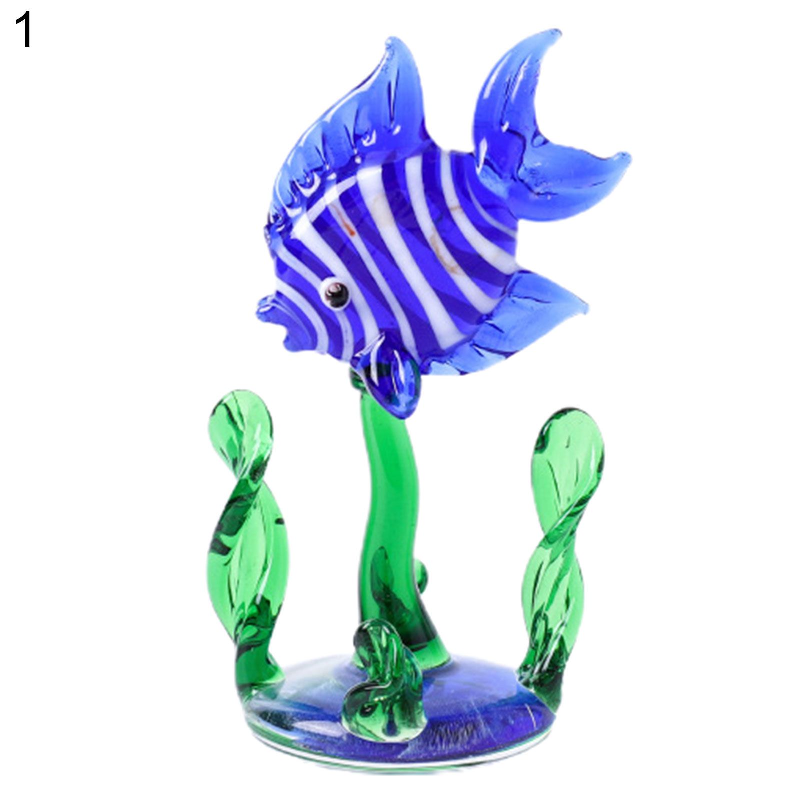 Livecity Fish Figure Fine Workmanship Collectible Realistic Mini Fish Tank Ornament for Kids
