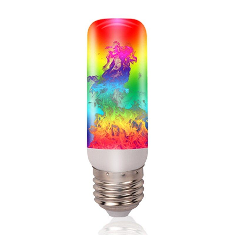 LED Flicker Flame Light Bulb Simulated Burning Fire Effect E27 Lamp Xmas Party Decorations