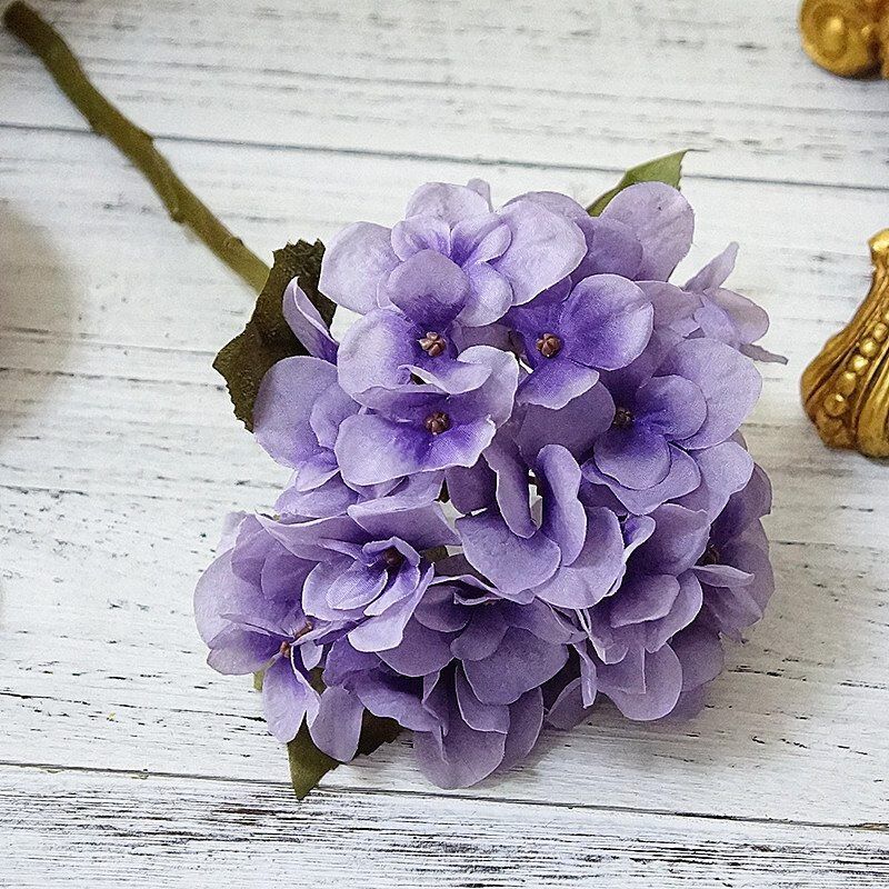 European small branch British hydrangea Flower box material home wedding home decor accessories manual DIY artificial flowers