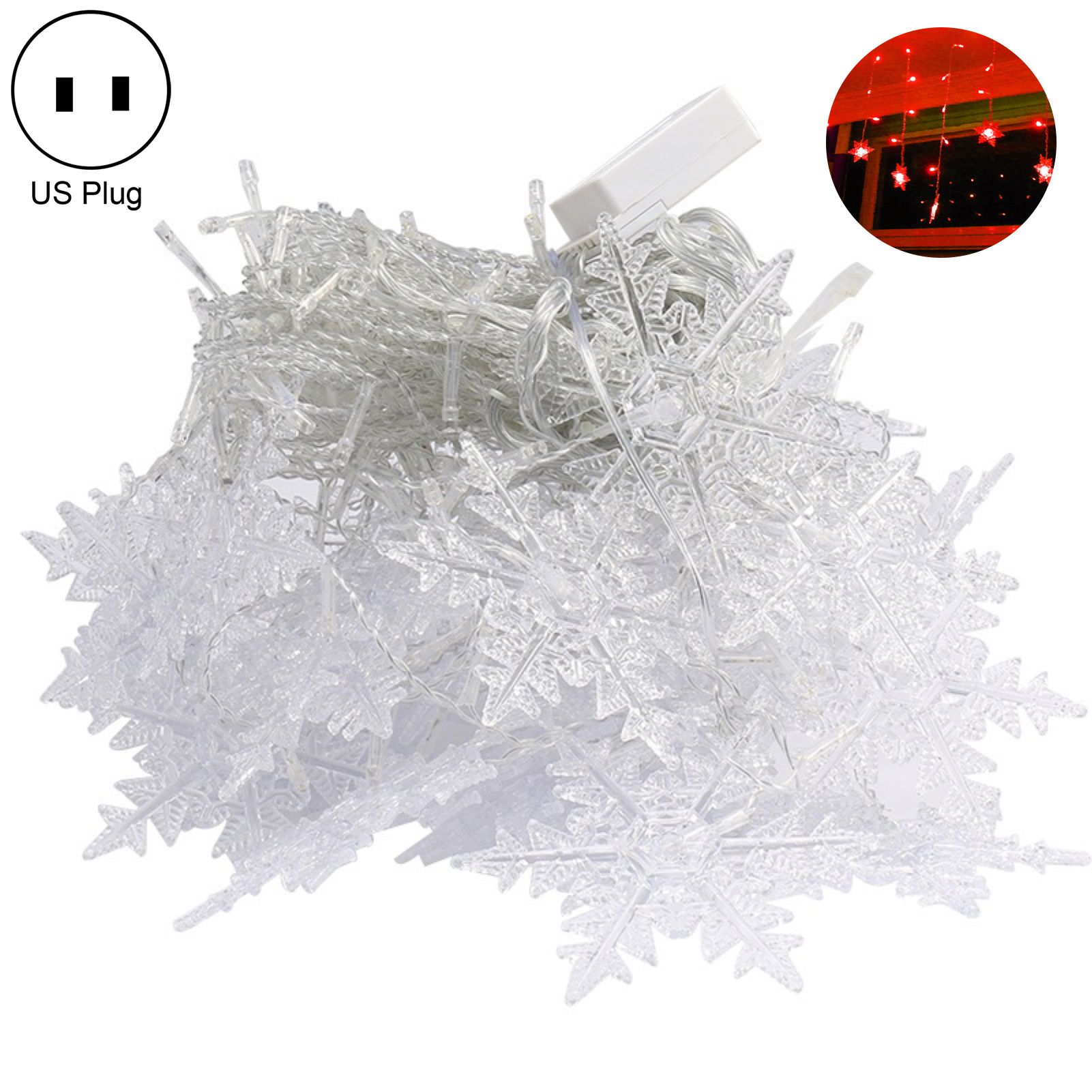Fairy Light 8 Modes Adjusle Dreamy Snowflake Shape Fairy Lamp
