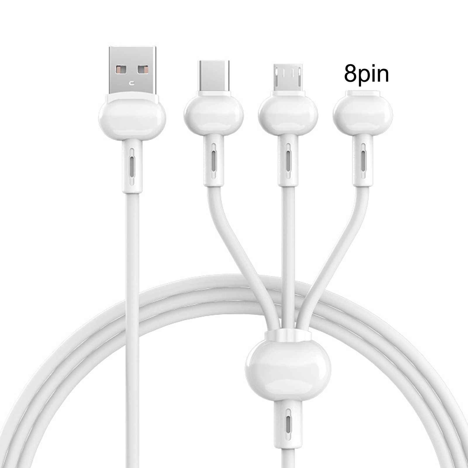 Data Cable Soft 8Pin Type-Ccro USB Quick Charg Cable