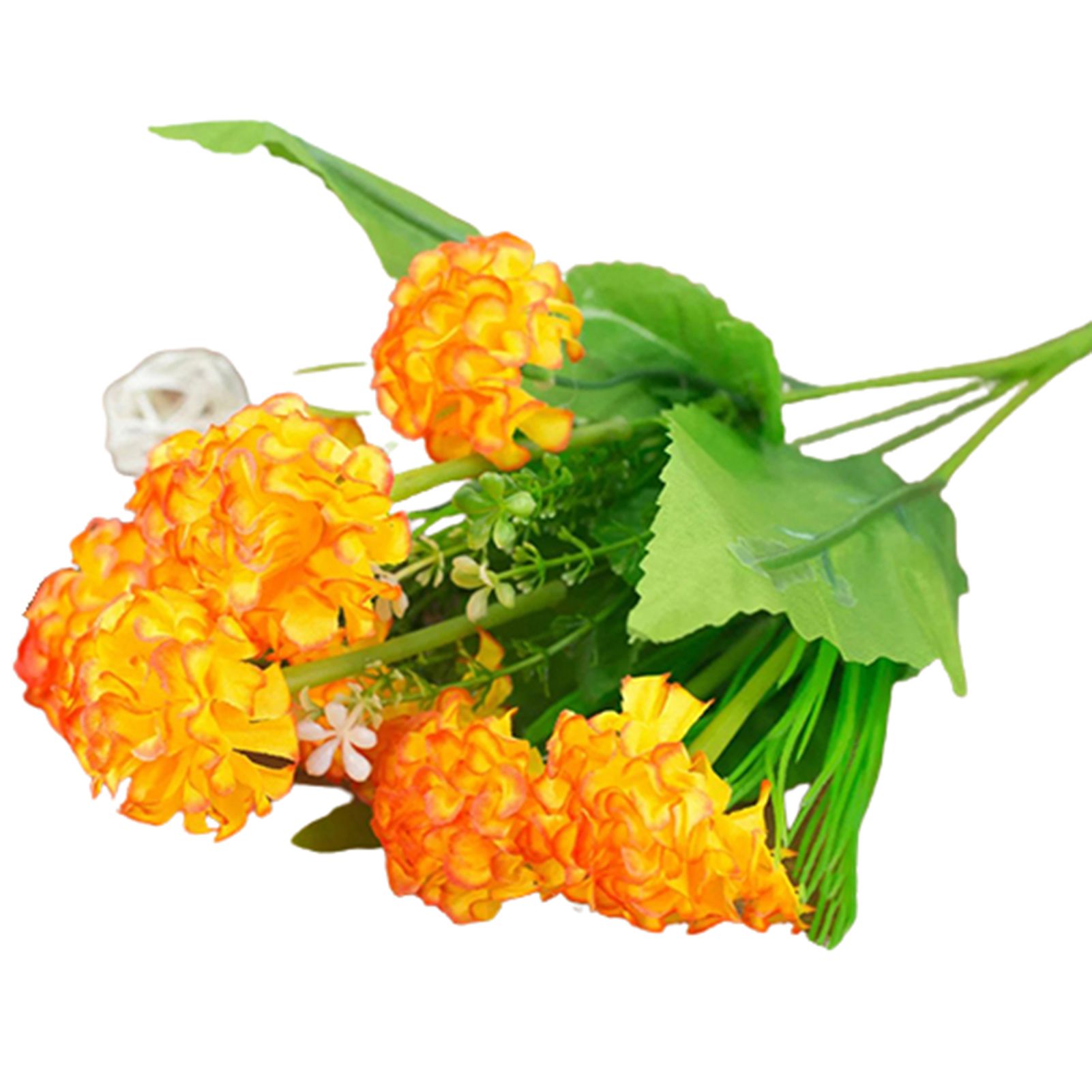 1 Bunch 9 Head Artificial Hydrangea Silk Flower Bouquet Wedding Party Decor