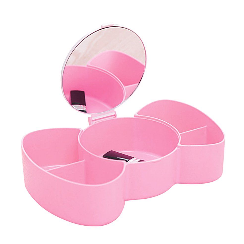 Multifunctional storage box for bow tie mirror
