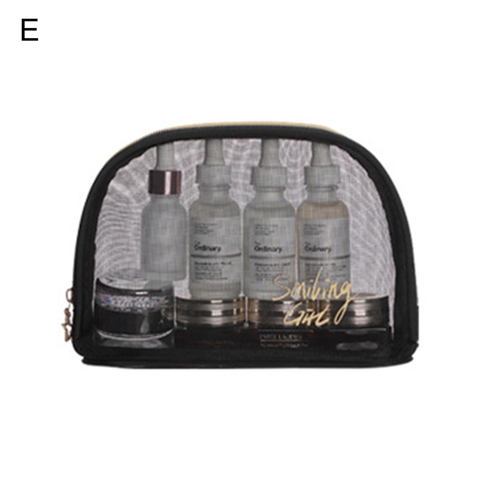 Makeup Pouch with Handle Multifunctional Makeup Pouch Stationery Organizer