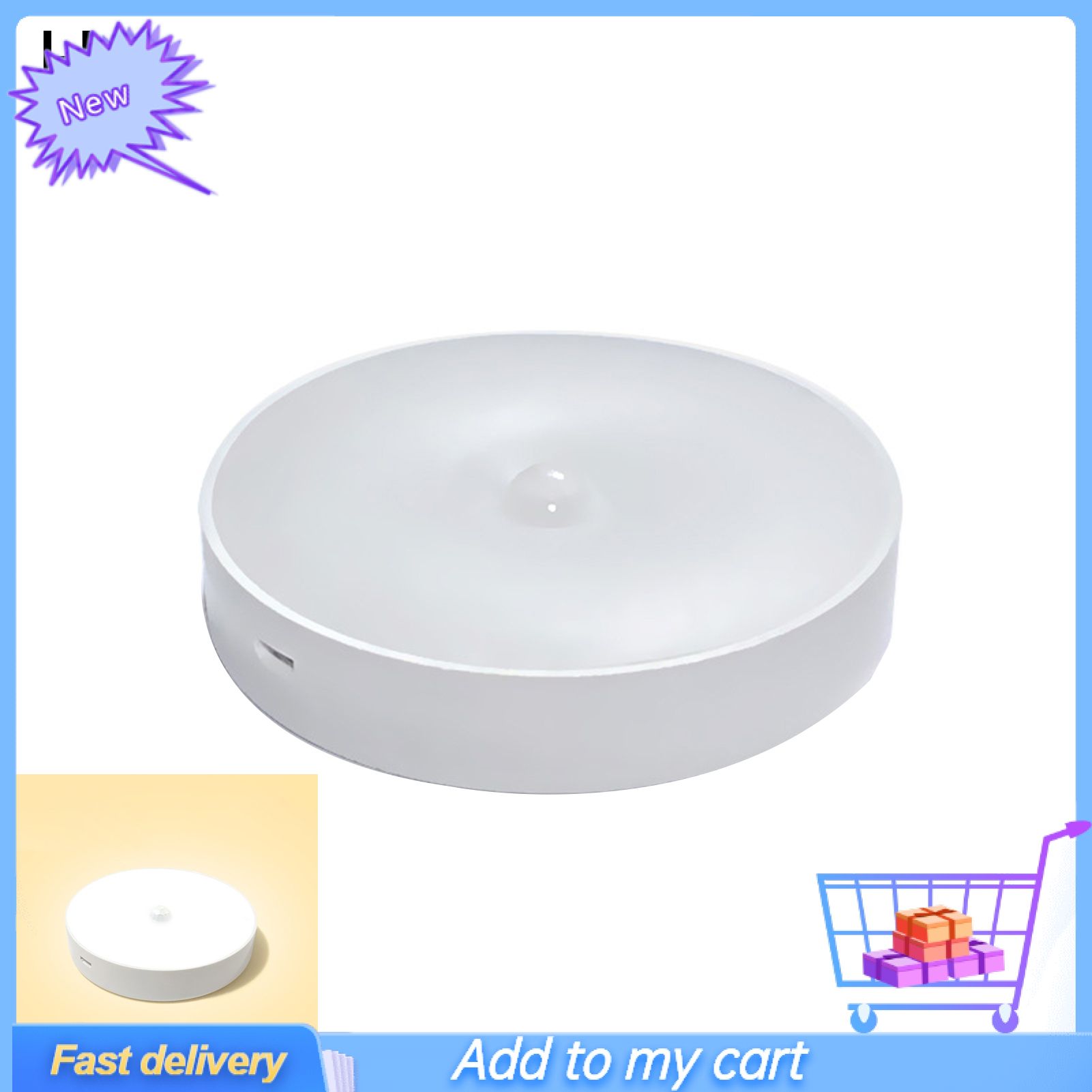 Motion Sensor LED Cabinet Closet Wireless Wall Lamp Magnetic Corridor Light