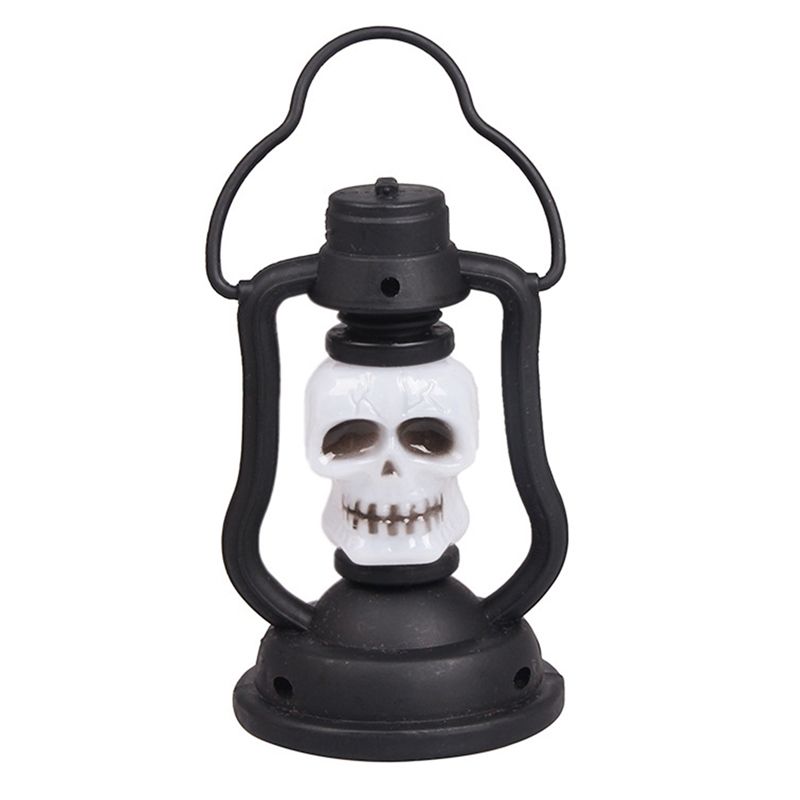 Halloween Decorations Lights Up Skull Head Lantern Lamp Halloween Outdoor Decor Tabletop Prop Party Supplies