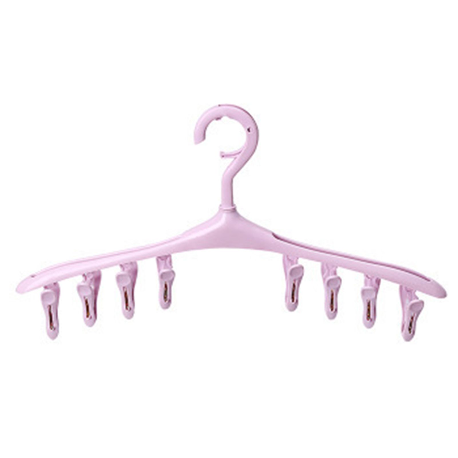 Clips Rack Space-saving Easy Use Hanging Socks Towels Clothes Hanger
