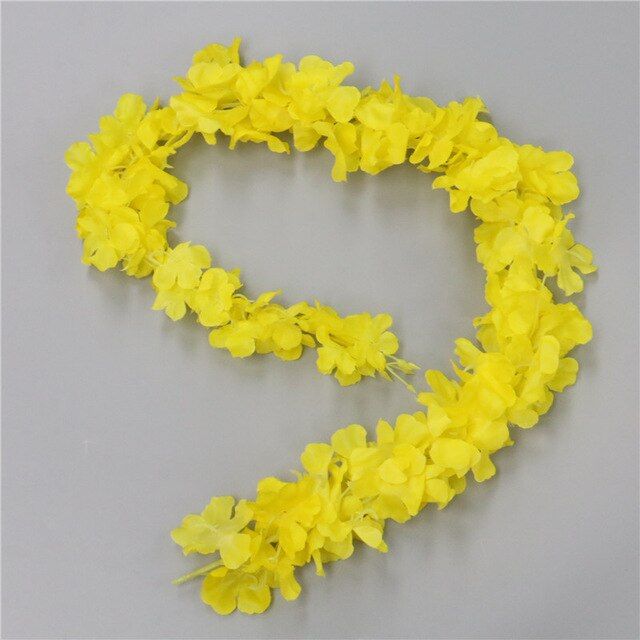 90cm Cherry blossom Vine Sakura Artificial flowers for party Wedding ceiling decor wall Hanging rattan fleur Can be lengthened