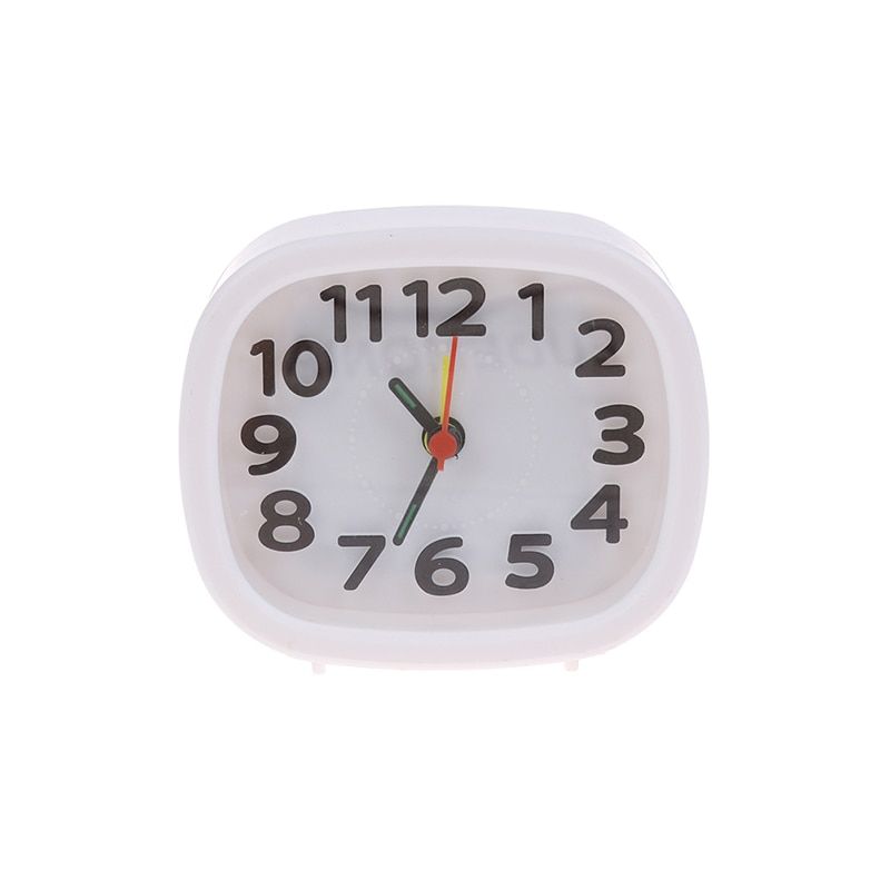 Small Alarm Clock Silent Wake Up Table Clock  Portable Travel Alarm Clock
