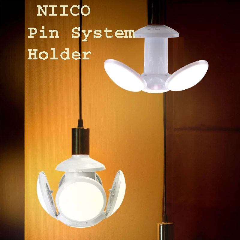 Led Folding Football Light-White  (Pin System Holder)