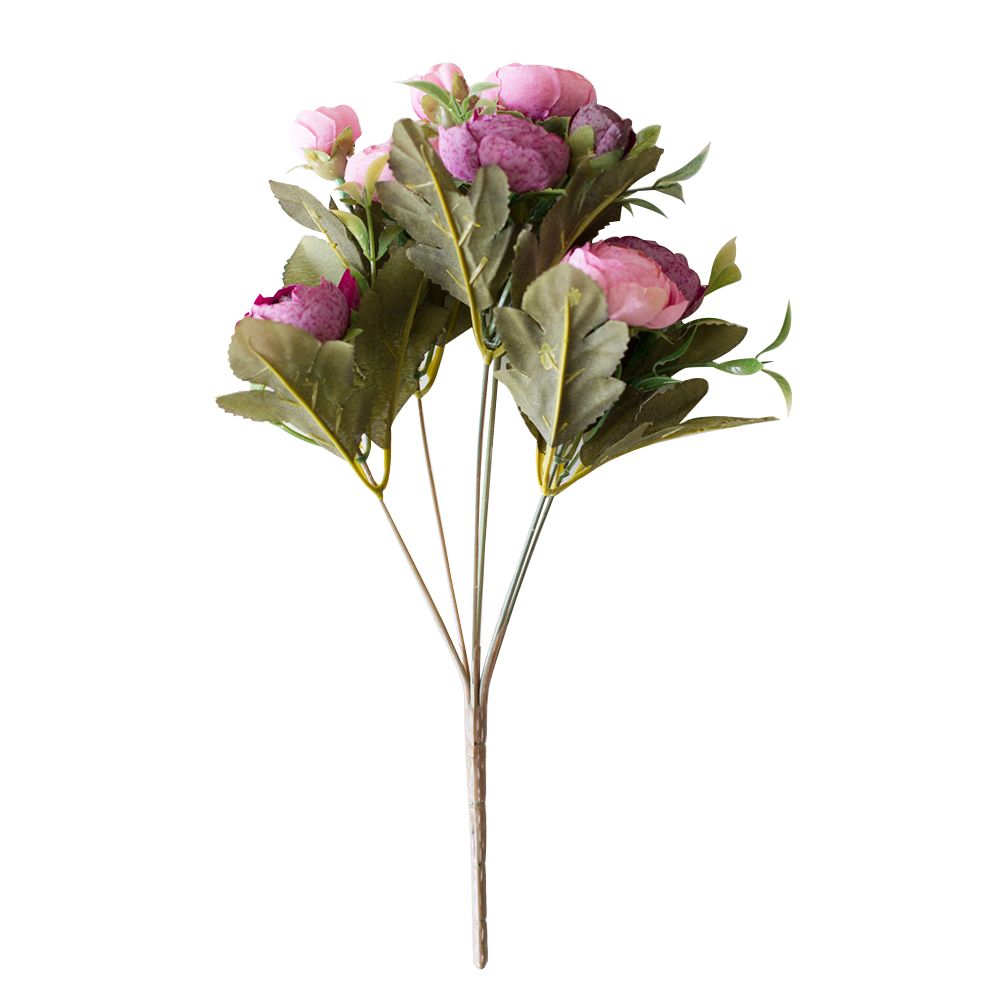 1Pc Artificial Flower Camellia Garden DIY Party Wedding Festival Craft Decor