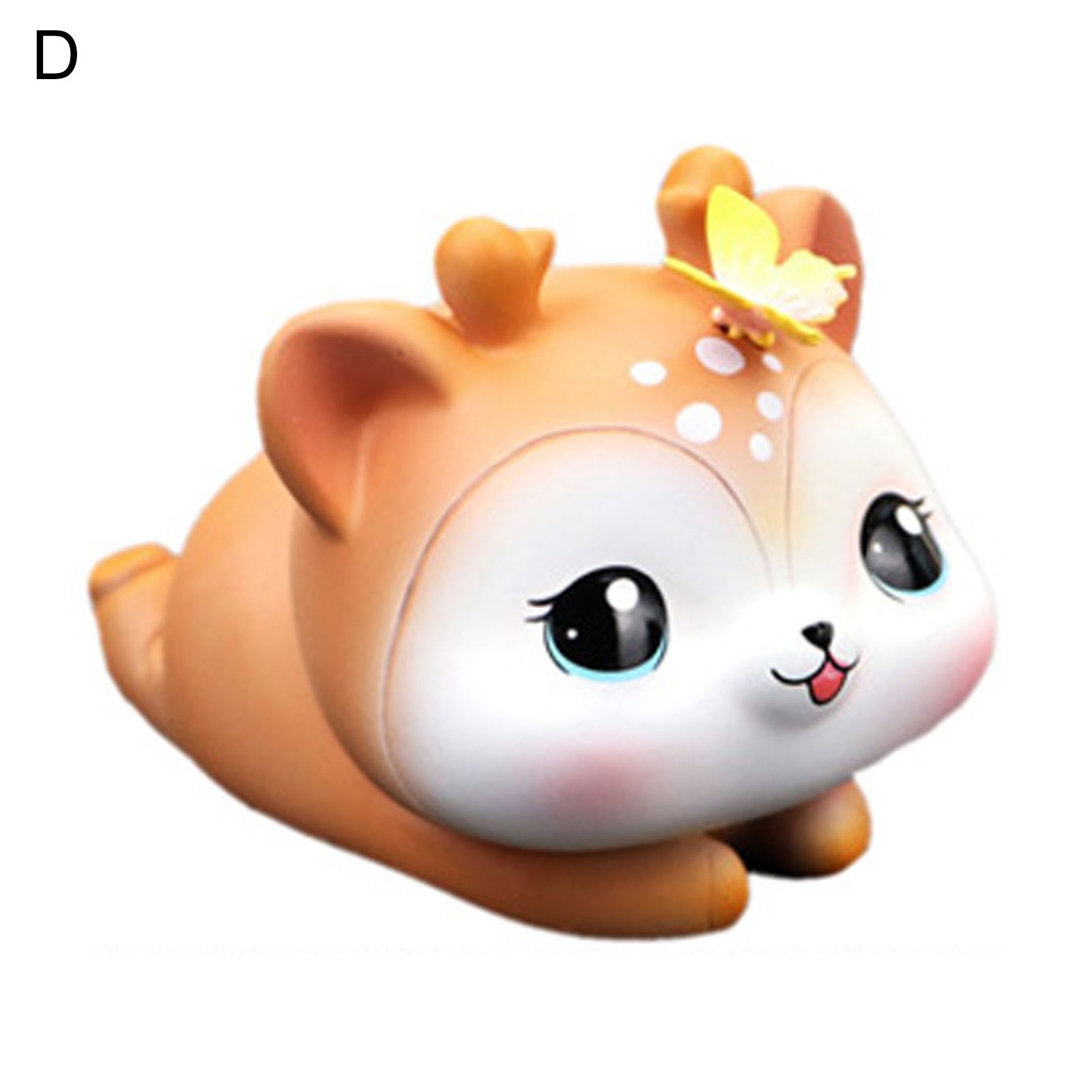 Miniature Deer Wide Usage Car Center Console Deer Figurine