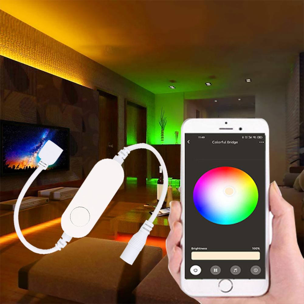 Tuya 3.0 Zigbee Smart RGB Light Strip 5-24V LED RGB Controller APP Remote Control Support Amazon Alexa/Google Assistant