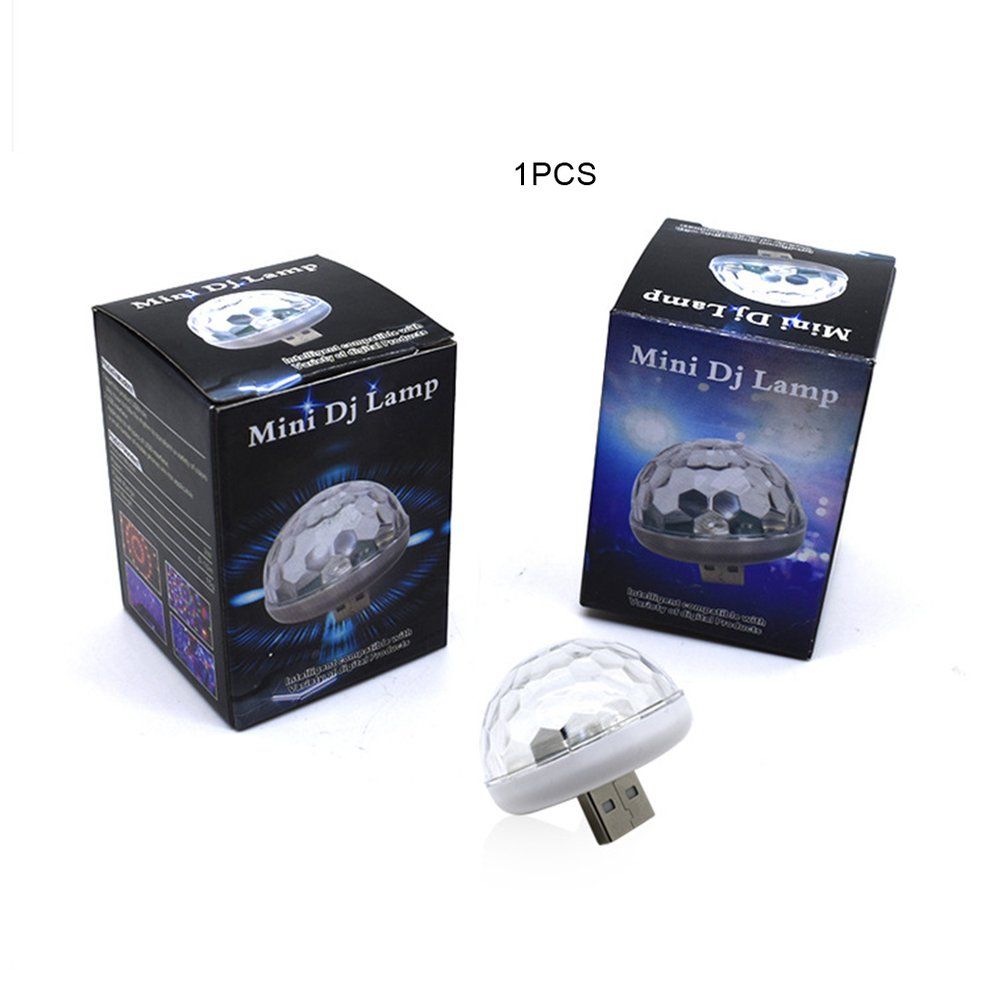 MA Voice Control Small Magic Ball Light Rgb Mobile Phone Usb Crystal Magic Ball