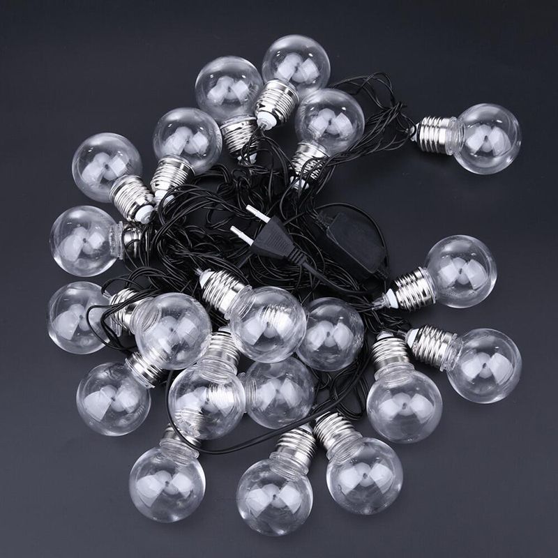 Yfashion 6M 20 LED Light Waterproof Flexible LED String Colored Light Xmas Birthday Wedding arden Decoration