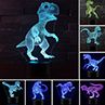 Dinosaur 3D Illusion Color Chang LED Desk Light Child Room le Night Lamp