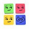 Magnetic Weboard Eraser Heart Square Cleaner Wipes School Office Supplies