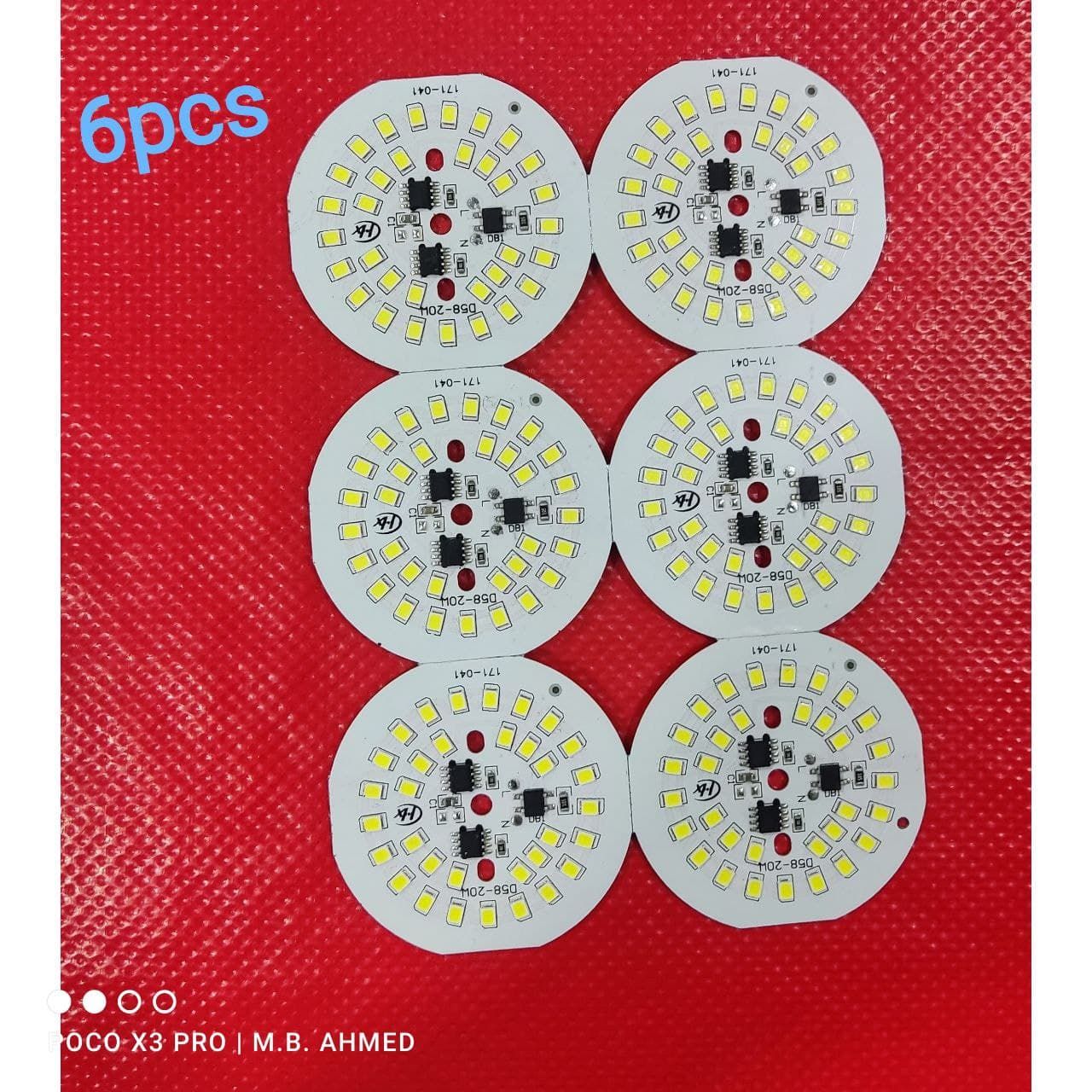 Ac 220V Led lamp plate ( 6 pcs)