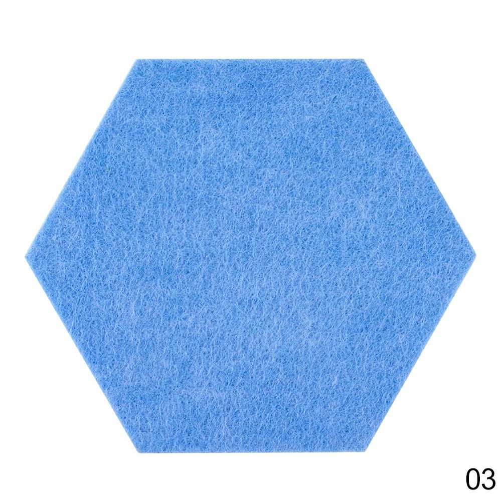 1 Piece DIY Hexagon Felt Wall Sticker Photo Background Board Self-adhesive Wall Sticker Home Room Decoration