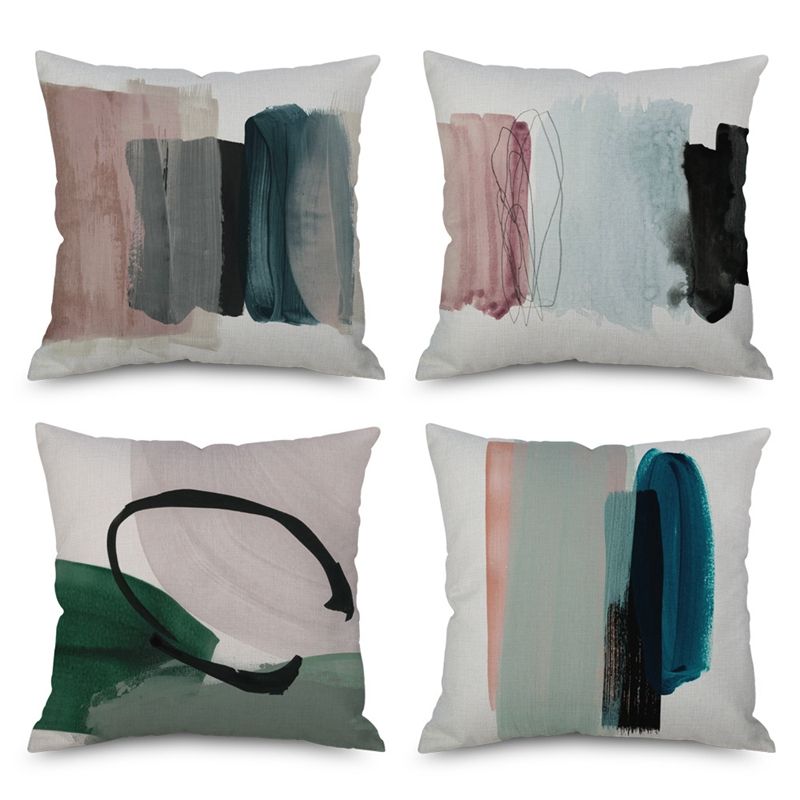 Cushion Cover Geometric Abstract Pillowcase Home Pillow Cover Living Room Sofa Decorative Pillows Cover 45X45CM