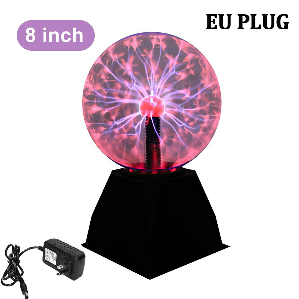 Novelty Magic Plasma Ball Night Light 4/Glass Plasma Lamp Room Decor Table Night Lamps For Kid Birthday Party Decor