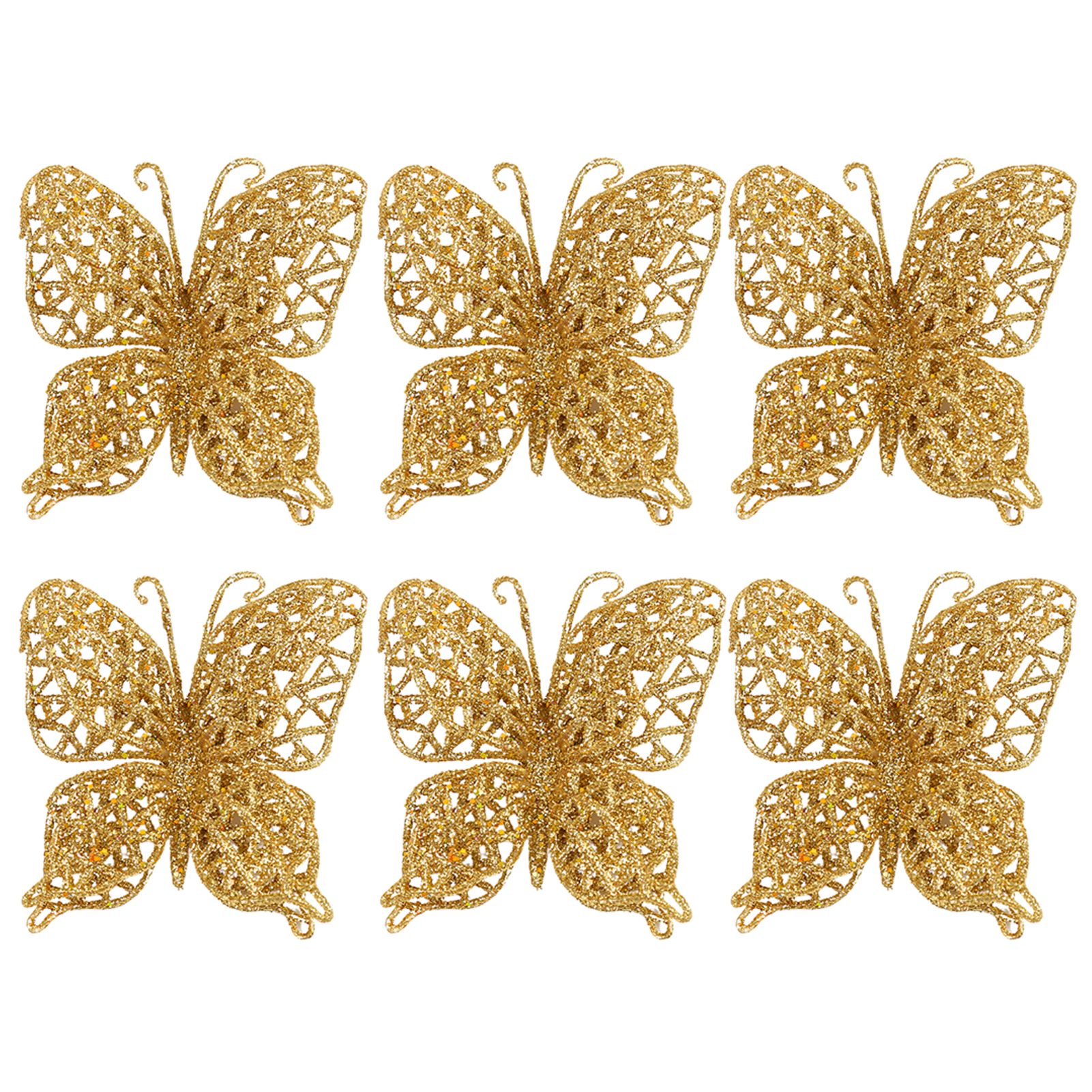 Butterfly Ornament Exquisite Creative Merry Christmas Butterfly Decor