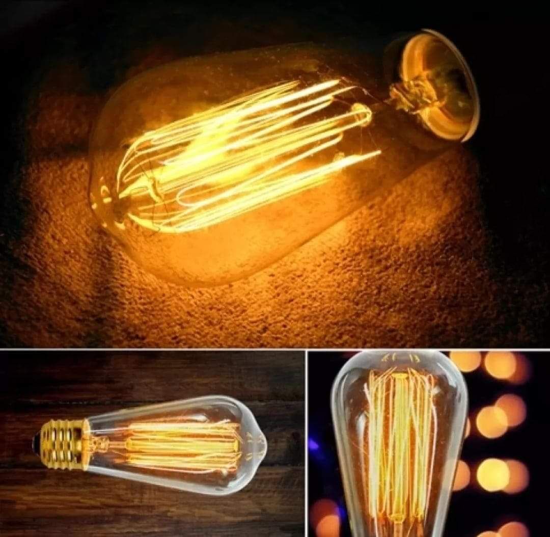 Vintage LED Edison Bulb, 4W/6W, Equivalent 40W/60W, Soft White 2700k
