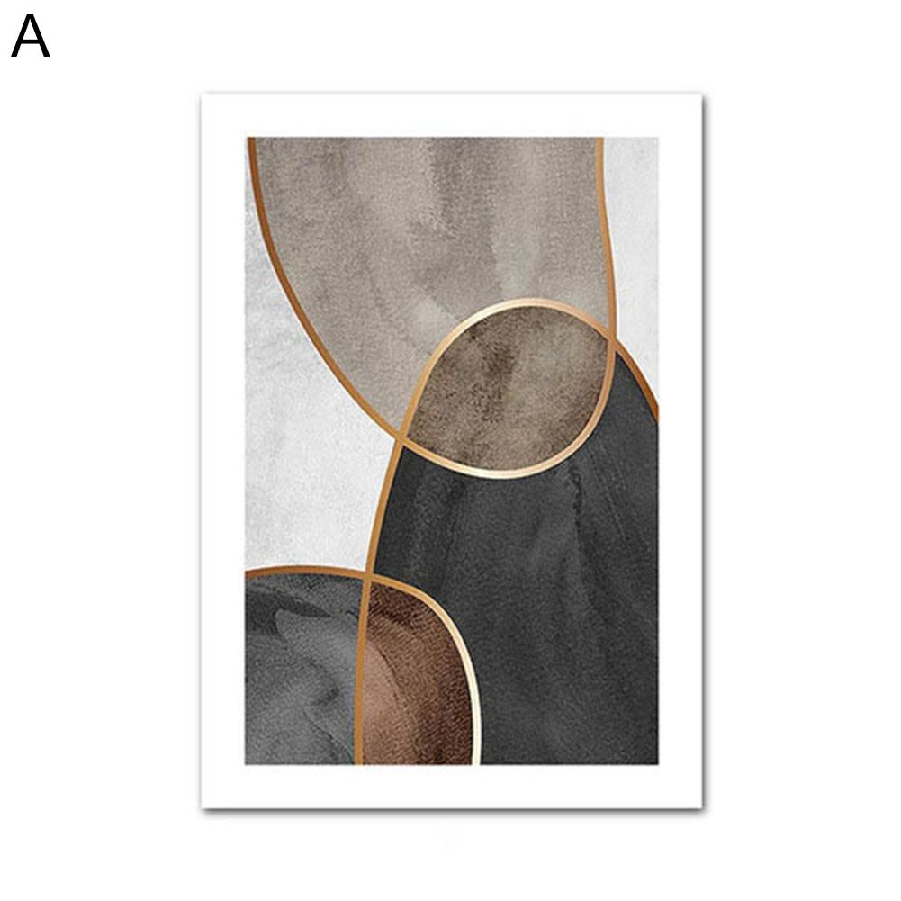 Abstract Circle Overlap Canvas Poster Painting Living Room Picture Wall Decor
