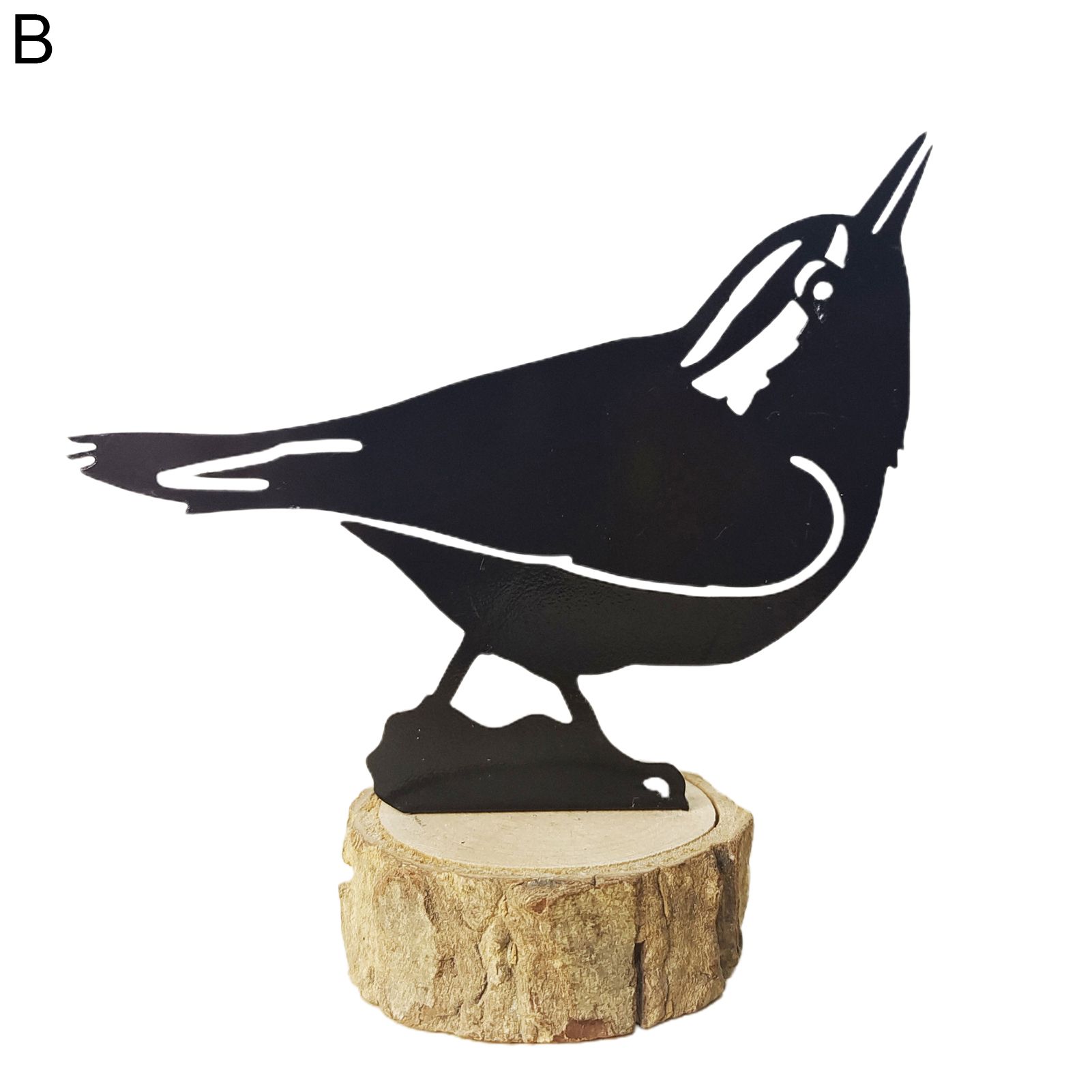 Bird Sculpture Attrtive Hollow-out Design Bird Figurine