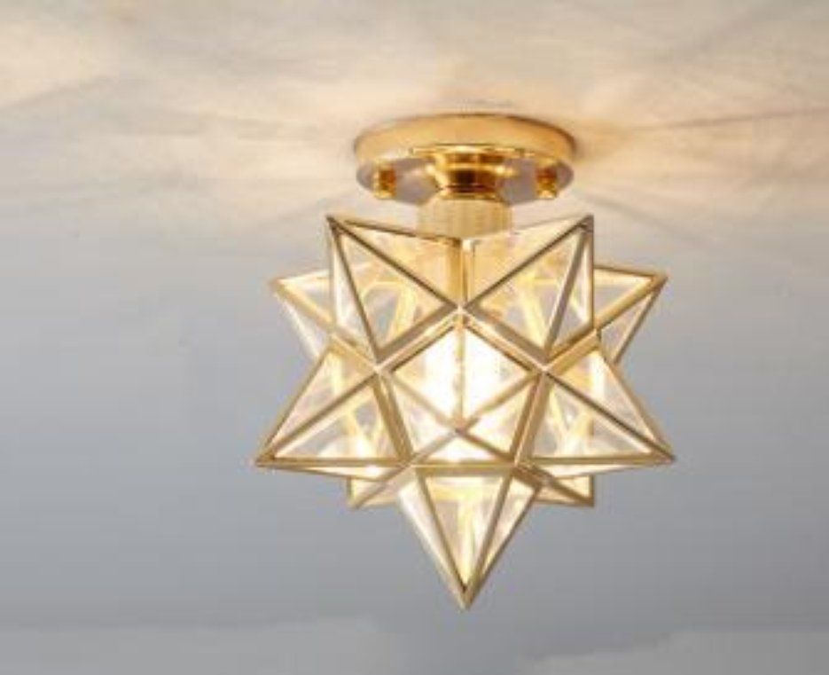 Five-pointed Star Light Modern And Simple Transparent Five Star Lamp