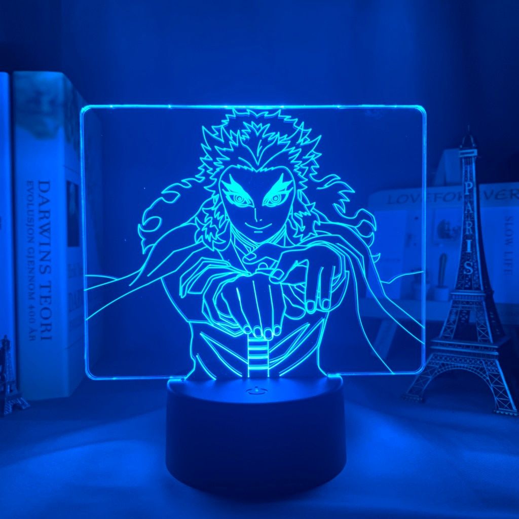 Anime Demon Slayer Kimetsu No Yaiba Led Night Light for Bedroom Decor Light Brithday Gift Manga Demon Slayer Room Desk 3d Lamp