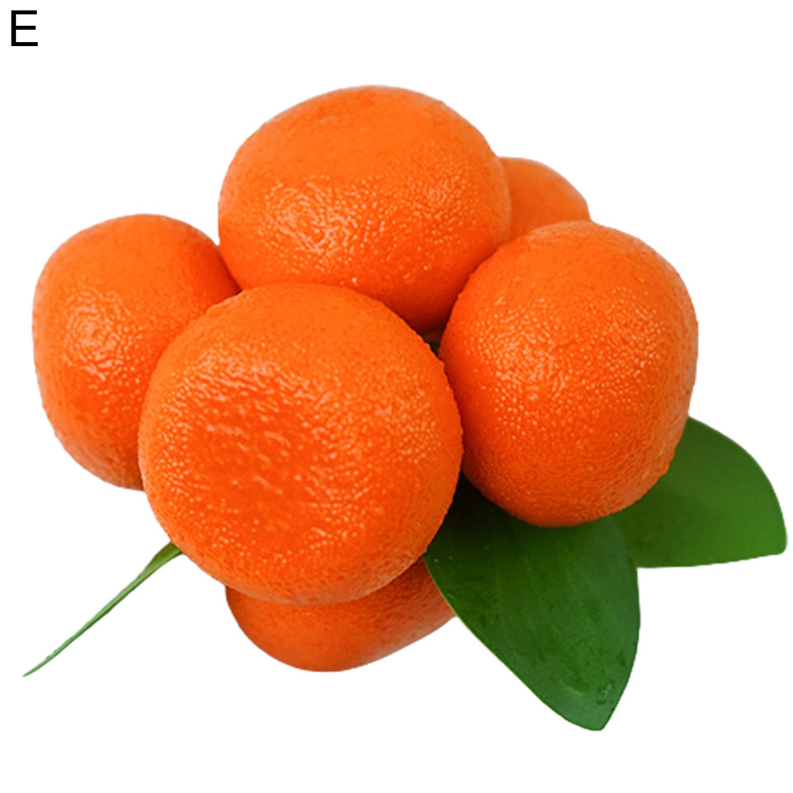 Fake Orange Ornament No Odor No Withering Faux Orange Props
