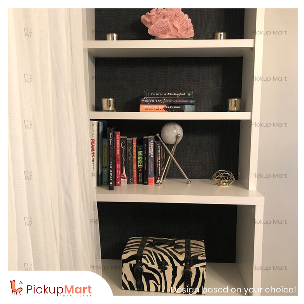 Laminated Board Book Shelf | Showpiece Rack | Living Room furniture | BS-3